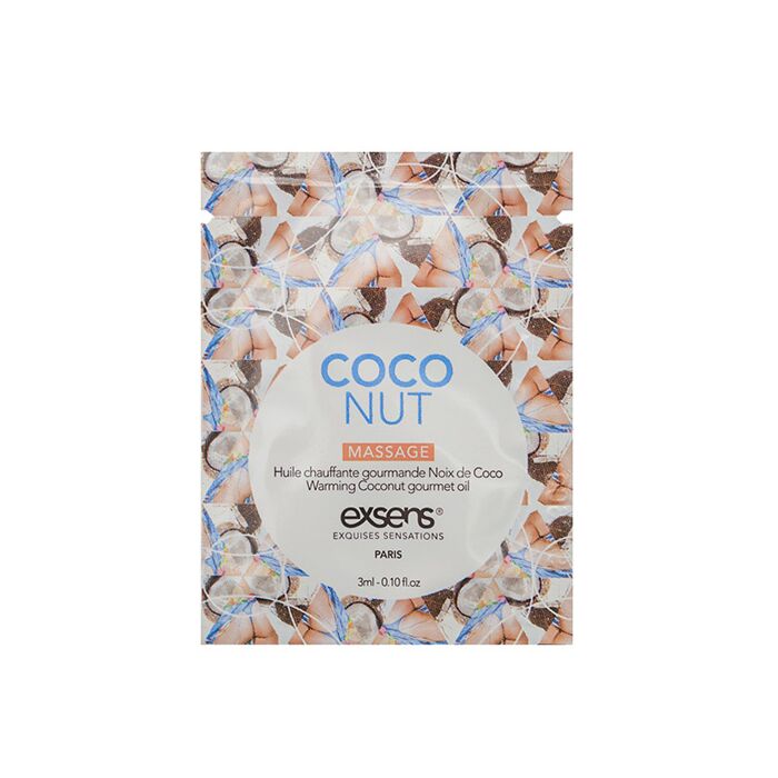 Warming Gourmet Massage Oil Coconut Sachet 3 ml