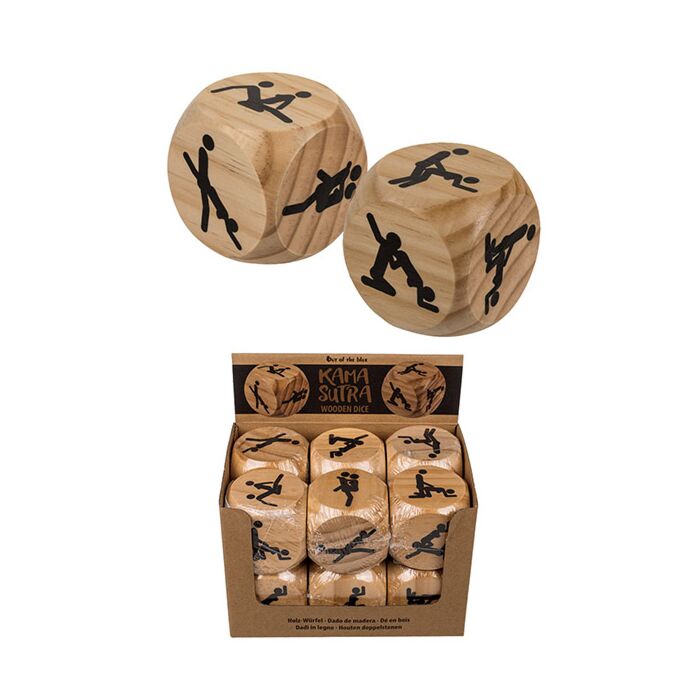 DADO DE MADERA KAMASUTRA DADO DE MADERA KAMASUTRA