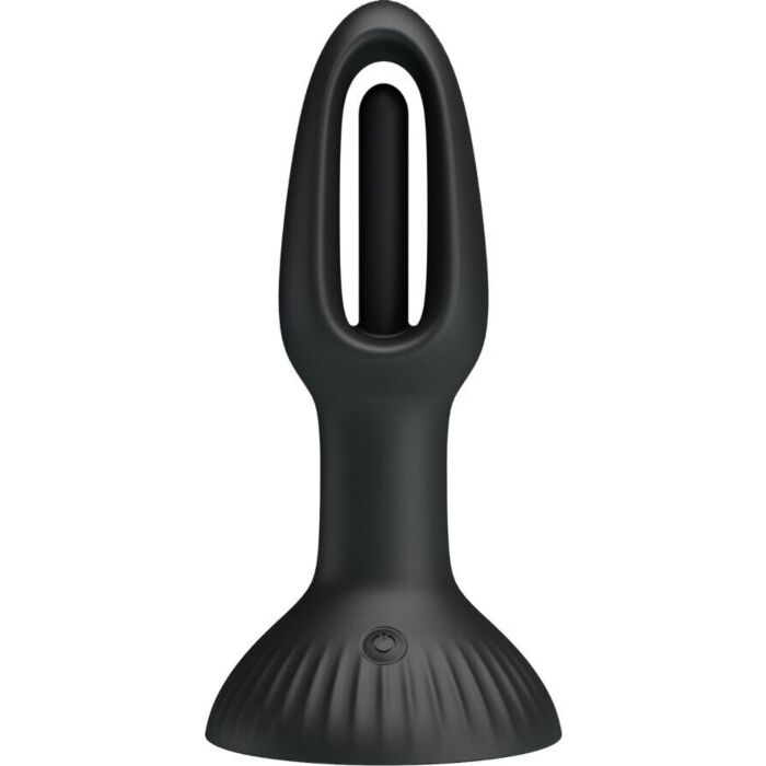 Plug anal PRETTY LOVE Hubert con lengua vibrante