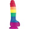 Dildo PRIDE 15 cm | Silikonowe z mocną przyssawką