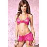 Zestaw bielizny Leg Avenue 3PC. Lace Bra Top