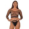Zestaw bieliźniarski Lace by LJ Crop Top i Dół