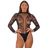 Body Lace by LJ z eleganckim wysokim dekoltem