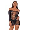 Sukienka Lace Off the Shoulder Mini Dress z koronką
