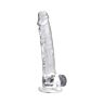 Dildo Loving Joy 11 Inch Przezroczyste z Jądrem