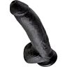 Dildo KING COCK 22,9 CM z kulkami