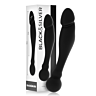 Dildo analne BLACK&SILVER Karl 18 cm