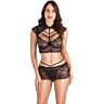 Zestaw Lingerie S Pleasures Top-Mini Spódniczka
