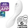Satisfyer - krzywa trójka 5 stymulator i wibrator aplikacja biały