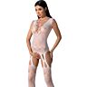 Bodystocking PASSION BS099 | Seksowny mini-vestido