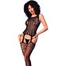 Bodystocking Chilirose CR 4855 z wzorem podkreślającym sylwetkę