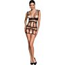 Bodystocking PASSION WOMAN BS087 z otworem w kroku