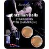 Bolas Brazilian Balls SECRETPLAY z lubrykantem truskawkowym