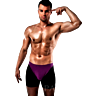 Bokserki Boxer Erotic Passion Lingerie S/M z koronką
