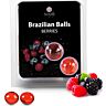 Bolas Brazilian Balls SECRETPLAY z owocowym lubrikantem