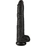 Dildo KING COCK 30,5 CM z kulkami