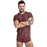 Camiseta ANAIS MEN Tribal L - Suave microfibra z nadrukiem