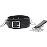 Collar Bondage OHMAMA FETISH z 3 pierścieniami