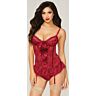 Bustier z podwiązkami Brak marki 2PC BUSTIER SET M