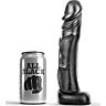 Dildo ALL BLACK 22 cm elastyczne i duże