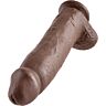Dildo KING COCK 30.48 cm - realistyczne doznania