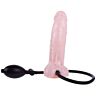 Dildo BAILE 15 cm | Dmuchane z mocną przyssawką