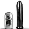Dildo ALL BLACK 19 cm silikonowy, grubszy model