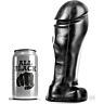 Dildo ALL BLACK 22 cm z szeroką końcówką