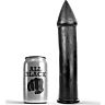 Dildo ALL BLACK 24 CM - Hipoalergiczne PVC i wygodne użytkowanie