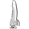 Dildo KING COCK z testikulum 15.2 cm i realistycznym kształtem