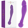 Dildo INTENSE FUN SILICONE RICK DUAL - podwójna stymulacja