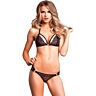 Bielizna Leg Avenue Cage Strap Bikini Top & Panty