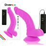 Dildo DIVERSIA 21.5 cm z funkcją zdalnego sterowania
