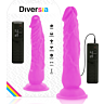 FlexiVibe Wibracyjny Dildo Elastyczny 21cm Fioletowy