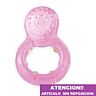 Anillo pene con vibracion e imanes rosa