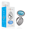 Plug analny INTENSE z diamentem szafirowym rozmiar S