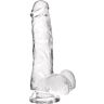 Dildo S Pleasures Jelly Transparent z realistycznym wyglądem