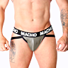 Jockstrap MACHO MX27GR - Zmysłowy design z polipielu