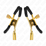 Pinzas Piersi KINK GOLD NIPPLE CLAMPS 6 CM