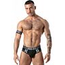 Majtki męskie LOCKER GEAR SPORT MESH JOCK BRIEF czarne S