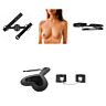 Zestaw BDSM dla średnio zaawansowanych z kneblem, klamerkami, obrożą, packą i kajdankami