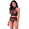 Bodystocking PASSION BS116 | Zestaw siateczkowy