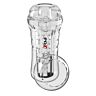 Masturbator PDX ELITE VIEWTUBE PLUS z przezroczystym designem