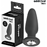 Plug anal ADDICTED TOYS S 8,8 cm z kryształem
