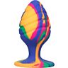 Plug anal CALEXOTICS Cheeky Large Swirl z przyssawką
