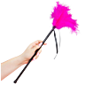 Piórko do pieszczot SECRETPLAY 40 cm z 20 piórami