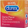 Prezerwatywy Durex Dame Placer z wypustkami