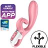 Wibrator Rabbit Satisfyer Hug Me z technologią Bluetooth