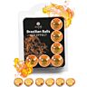 Zabawki erotyczne SECRETPLAY 6 brazylijskich piłek z efektem ciepła