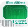 Masturbator TENGA UNI EMERALD – unisexowy akcesorium